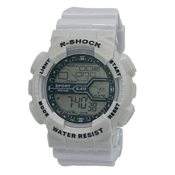 Cold Light Water Resistant Sport Watch in White - Picture 1 of 7